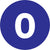 1”圆——“0”(深蓝色)标签号500 /卷