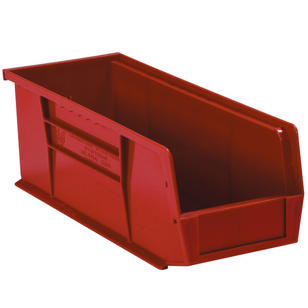 14 3/4 x 5 1/2 x 5红色塑料箱盒12 / Case