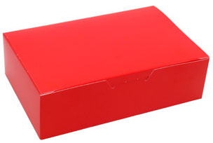 7 x 4 1/2 x 2(1.5磅)。红250 / Case块糖果盒